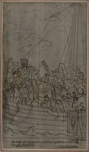 Studium do "La Pharsale" Lucaina, Canto IX autorstwa Hubert Francois Gravelot