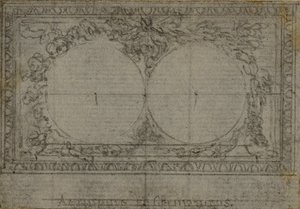Study for Medallions, w Tacitus "Tiberius, or The Six First Books of Annals", Księga III, tom 2 autorstwa Hubert Francois Gravelot