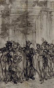 Studium do winiety w "Contes Moraux" Jeana François Marmontela