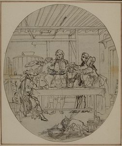 Studium do drugiego, nigdy nieopublikowanego wydania "La Partie de Chasse de Henri IV" Colle