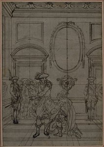 Studium do drugiego, nigdy nieopublikowanego wydania "La Partie de Chasse de Henri IV" Colle