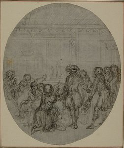 Studium do drugiego, nigdy nieopublikowanego wydania "La Partie de Chasse de Henri IV" Colle