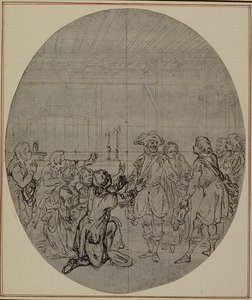 Studium do drugiego, nigdy nieopublikowanego wydania "La Partie de Chasse de Henri IV" Colle