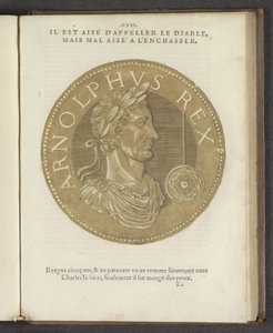 Arnolphus Rex, z „Wizerunków prawie wszystkich cesarzy” autorstwa Hubert Goltzius
