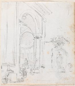 Monumentalny łuk autorstwa Hubert Robert