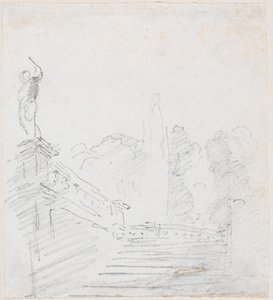 Monumentalne schody autorstwa Hubert Robert