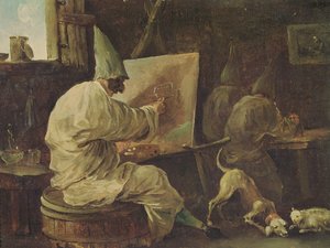 Malarz Bufony autorstwa Hubert Robert