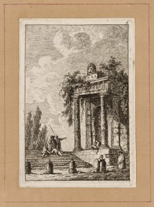 Płyta Czwarta z Wieczorów w Rzymie autorstwa Hubert Robert