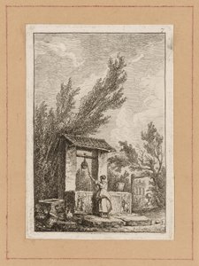 Płyta siódma z Wieczorów w Rzymie autorstwa Hubert Robert