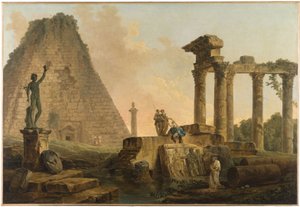 Rzymskie ruiny autorstwa Hubert Robert