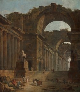 Fontanny autorstwa Hubert Robert