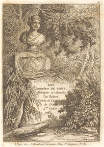 Popiersie portretowe autorstwa Hubert Robert