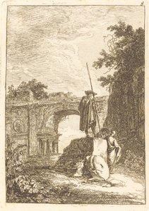 Łuk Triumfalny autorstwa Hubert Robert