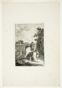 Łuk Triumfalny, płyta ósma z Wieczorów w Rzymie autorstwa Hubert Robert