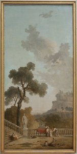 Widok z tarasu autorstwa Hubert Robert