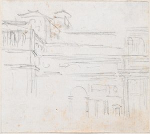 Willa Medici autorstwa Hubert Robert