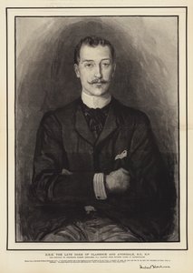 JKW, zmarły książę Clarence i Avondale, KG, KP autorstwa Hubert von Herkomer
