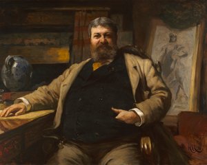HH Richardson, 1886. autorstwa Hubert von Herkomer