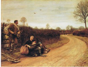 Trudne czasy autorstwa Hubert von Herkomer