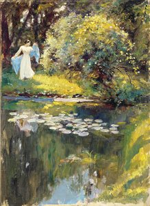W ogrodzie autorstwa Hubert von Herkomer
