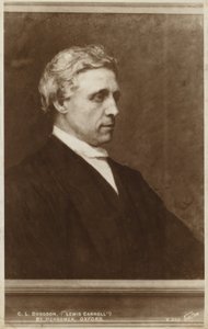 Lewis Carroll (1832-1898), angielski pisarz autorstwa Hubert von Herkomer