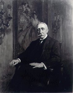 Portret Sir Carla Meyera (1851-1922) ok. 1910 (olej na płótnie) autorstwa Hubert von Herkomer