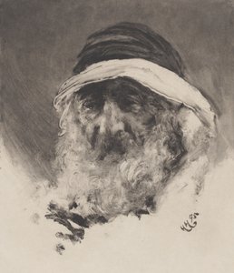 Studium głowy arabskiej, 1895. autorstwa Hubert von Herkomer