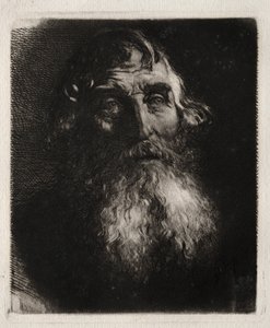 Studium głowy starca. autorstwa Hubert von Herkomer