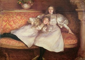 Córki barona von Erlanger autorstwa Hubert von Herkomer