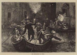 Powódź w Rzymie autorstwa Hubert von Herkomer