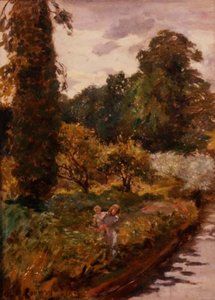 Wypatrywanie barek autorstwa Hubert von Herkomer