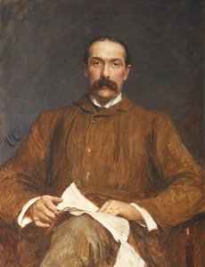 William Leonard Courtney autorstwa Hubert von Herkomer