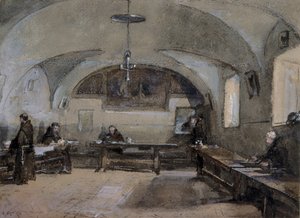 Wnętrze klasztoru kapucynów w Albano autorstwa Hugh Carter