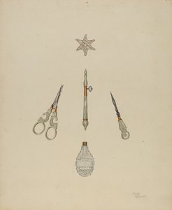 Zestaw buduarowy autorstwa Hugh Clarke