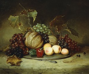Obfita martwa natura, 1855 autorstwa Hugh Newell