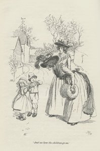 I zobacz, jak radzą sobie dzieci, 1896 autorstwa Hugh Thomson