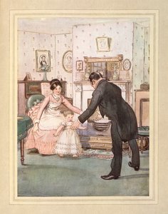Dziecko i kamerdyner, z „The Admirable Crichton” J.M. Barrie autorstwa Hugh Thomson
