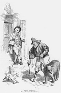 Hogarth w swoim gabinecie autorstwa Hugh Thomson