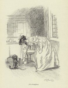 Ilustracja do Amosa Bartona autorstwa George Eliot autorstwa Hugh Thomson