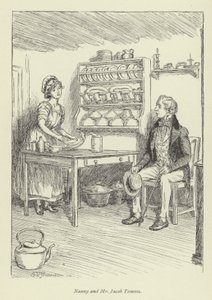 Ilustracja do Amosa Bartona autorstwa George Eliot autorstwa Hugh Thomson