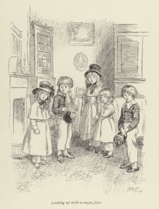 Ilustracja do Amosa Bartona autorstwa George Eliot autorstwa Hugh Thomson