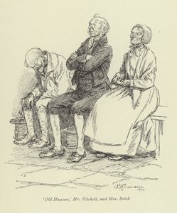 Ilustracja do Amosa Bartona autorstwa George Eliot autorstwa Hugh Thomson