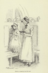 Ilustracja do Amosa Bartona autorstwa George Eliot autorstwa Hugh Thomson