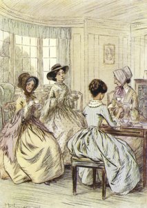 Ilustracja do Amosa Bartona autorstwa George Eliot autorstwa Hugh Thomson