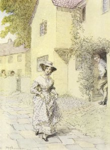 Ilustracja do Amosa Bartona autorstwa George Eliot autorstwa Hugh Thomson