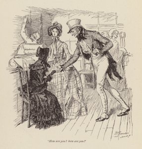 Ilustracja do Cranford autorstwa pani Gaskell (grafika) autorstwa Hugh Thomson