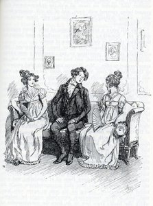 Ilustracja do „Emmy” Jane Austen (ilustracja) autorstwa Hugh Thomson