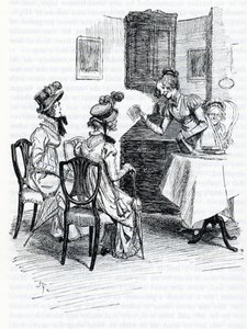 Ilustracja do „Emmy” Jane Austen (ilustracja) autorstwa Hugh Thomson