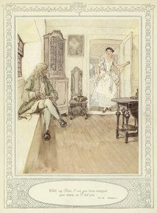 Ilustracja do złotnika Ona pochyla się, by podbić