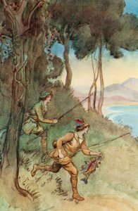 Ilustracja do JM Barrie The Admirable Crichton autorstwa Hugh Thomson